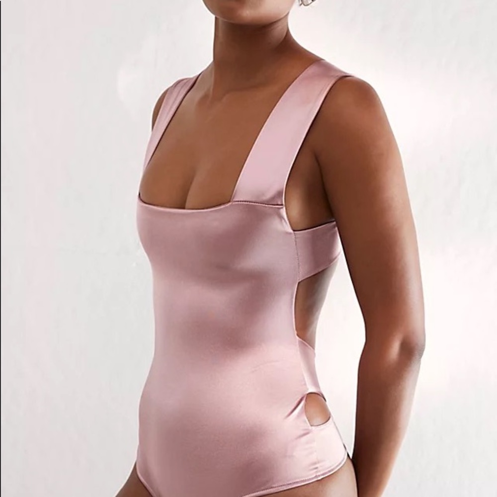 Free People Oh She’s Strappy Bodysuit